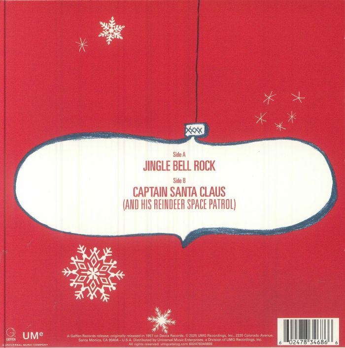 Jingle Bell Rock (Limited Red Vinyl) - Bobby Helms