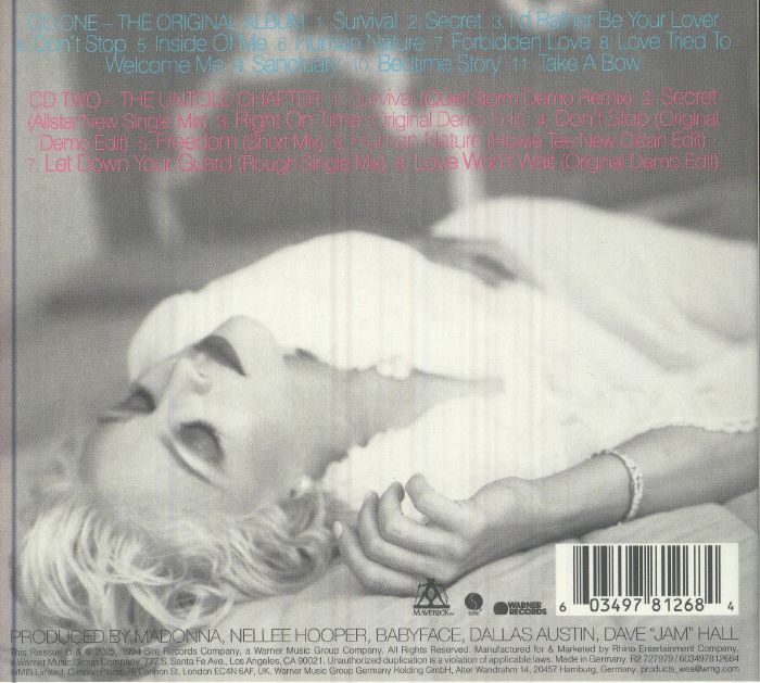 Bedtime Stories: the Untold Chapter - Madonna (CD)