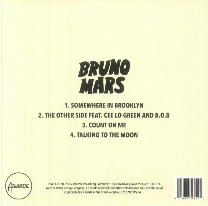It's Better If You Don't Understand (Record Store Day Black Friday Rsd 2025) - Bruno Mars