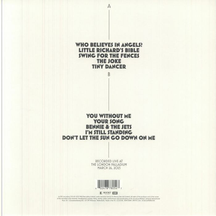 Who Believes in Angels? Live at the London Palladium (Record Store Day Black Friday Rsd 2025) - Elton John / Brandi Carlile