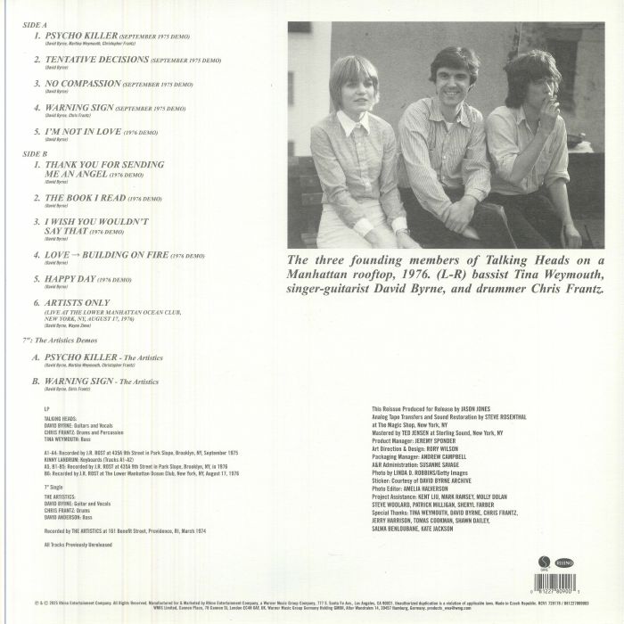Tentative Decisions 1974-1976 (Record Store Day Black Friday Rsd 2025) - Talking Heads