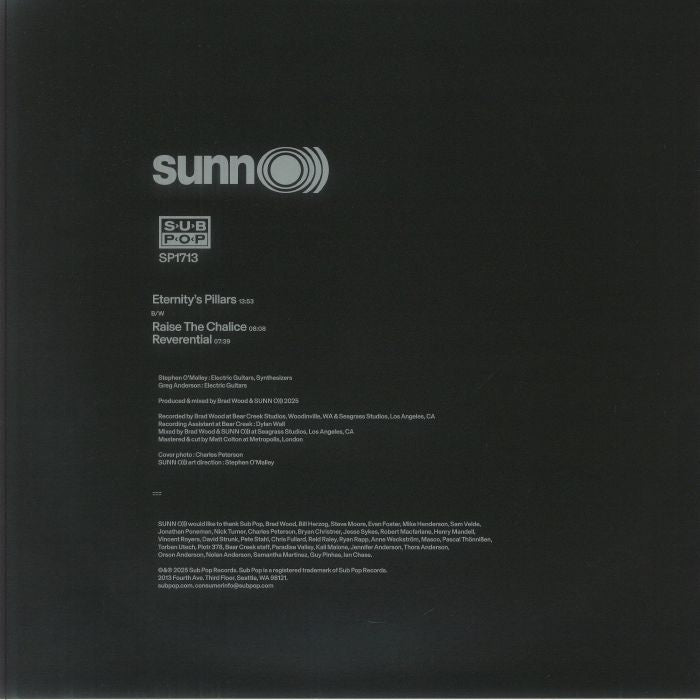 Eternity's Pillars - Sunn O