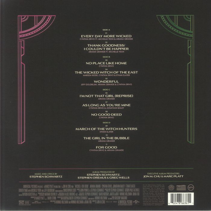 Wicked: for Good (Soundtrack) (Alternate Cover Edition) (Record Store Day Black Friday Rsd 2025) (Picture Disc) - Stephen Schwartz / Various