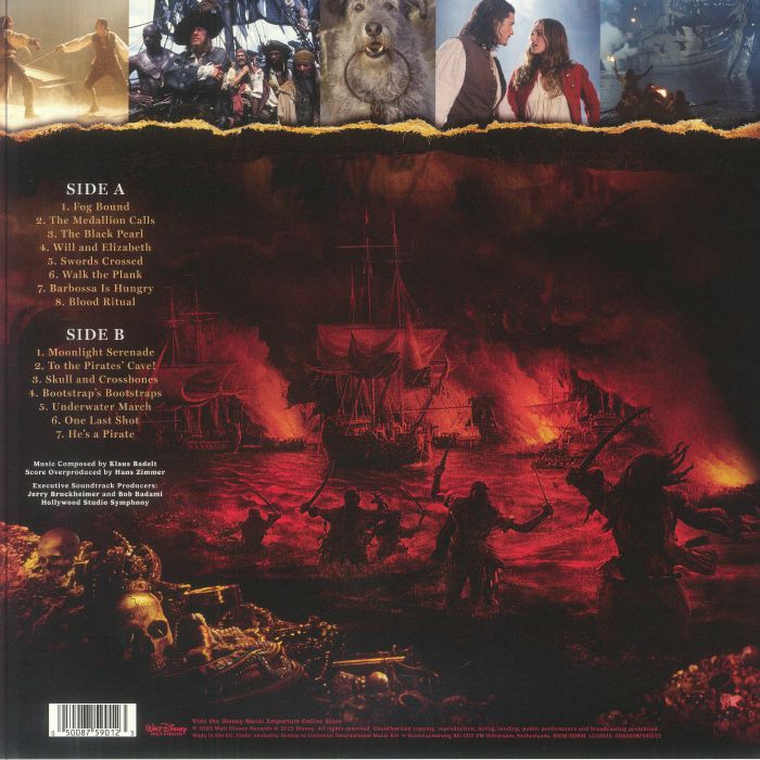 Pirates of the Caribbean: Curse of the Black Pearl (Soundtrack) (Renkli Plak) - Hans Zimmer / Klaus Badelt