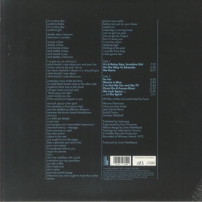 So Far (Reissue) (Indie Exclusive) - Faust