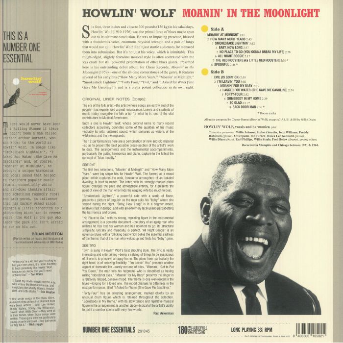 Moanin' in the Moonlight (Reissue) (Limited) - Howlin' Wolf