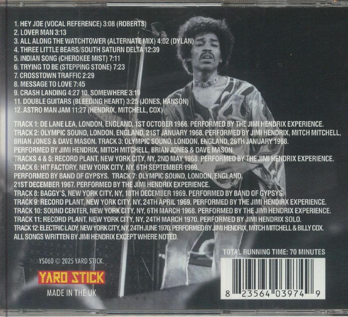 The Unsurpassed Masters: Studio Takes 1966-1970 - Jimi Hendrix (CD)