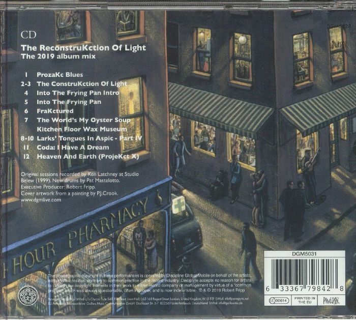 Reconstrukction of Light - King Crimson (CD)