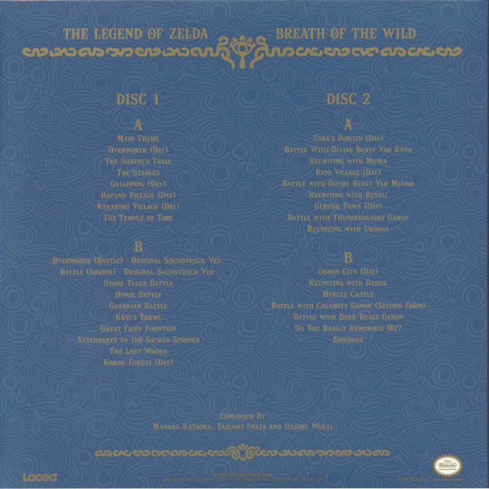The Legend of Zelda: Breath of the Wild (Soundtrack) - Manaka Kataoka / Yasuaki Iwata / Hajime Wakai