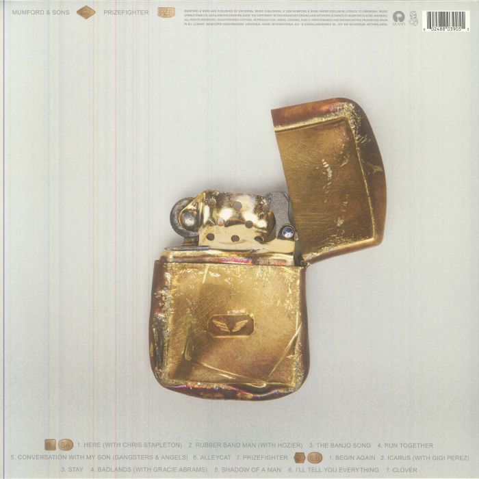 Prizefighter (Limited "Begin Again" White Vinyl) (Lyric Sheet Hediyeli) - Mumford & Sons