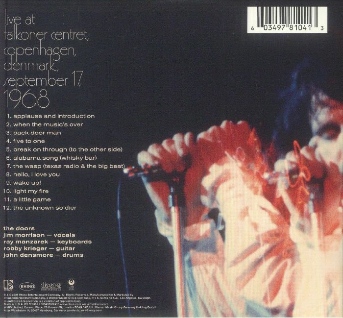 Live in Copenhagen - The Doors (CD)
