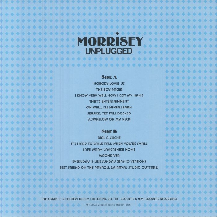 Morrissey Unplugged (Brown Marbled Vinyl) - Morrissey