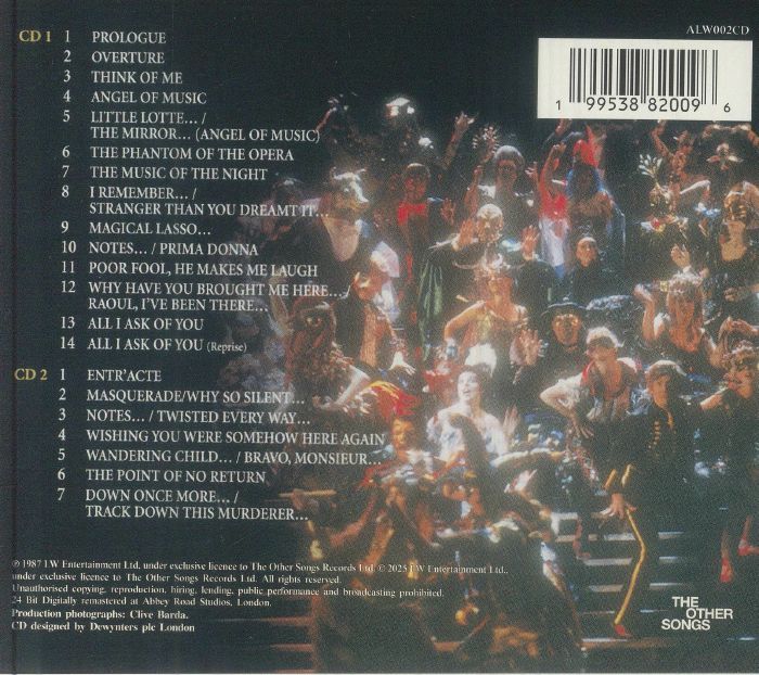 Phantom of the Opera (Original Cast Recording) - Andrew Lloyd Webber (CD)