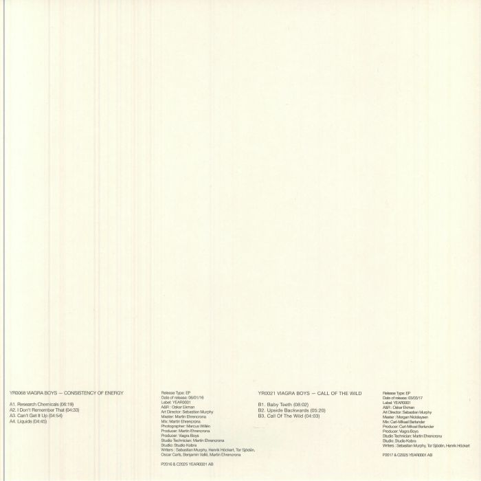 Consistency of Energy / Call of the Wild (Reissue) - Viagra Boys