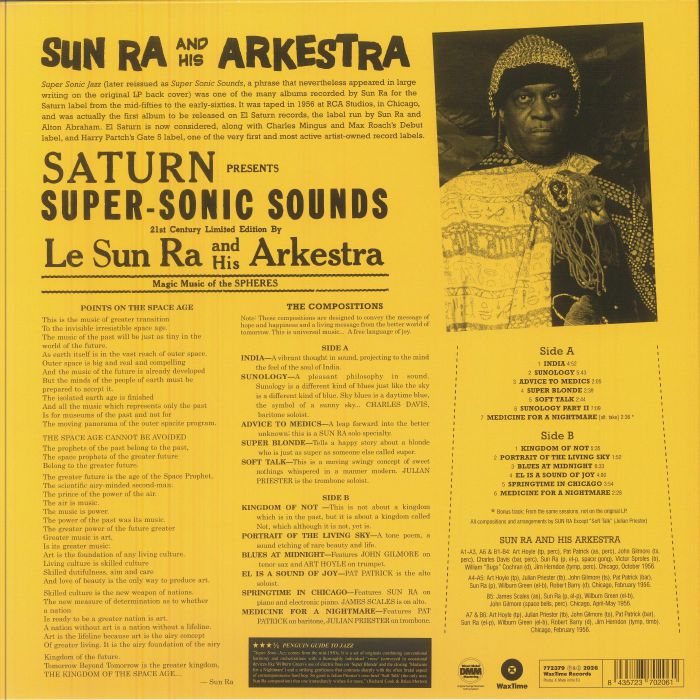 Super Sonic Jazz (Reissue) - Sun Ra