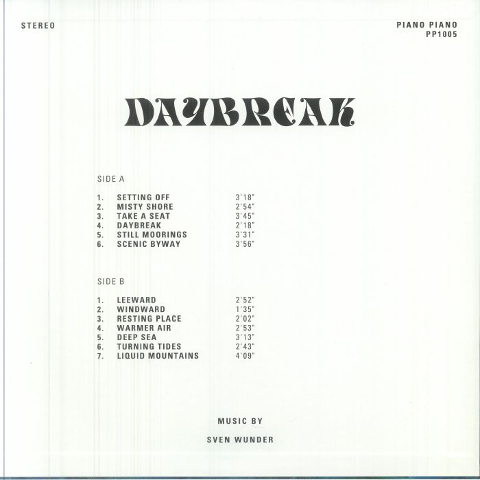 Daybreak (Reissue) - Sven Wunder