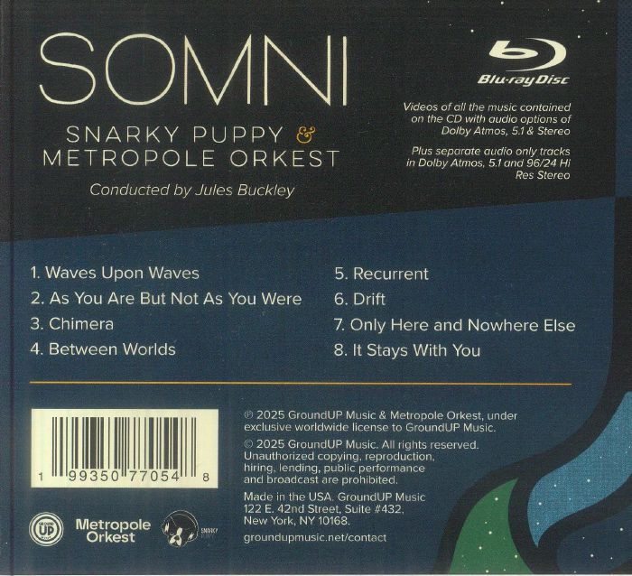 Somni - Snarky Puppy / Metropole Orkest (CD)
