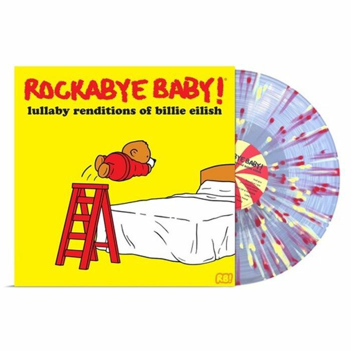 Lullaby Renditions of Billie Eilish (Clear Splattered Vinyl) - Rockabye Baby!