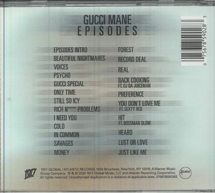 Episodes - Gucci Mane (CD)