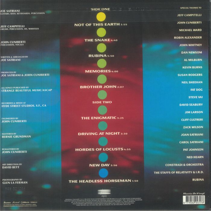 Not of This Earth (40th Anniversary Edition) - Joe Satriani