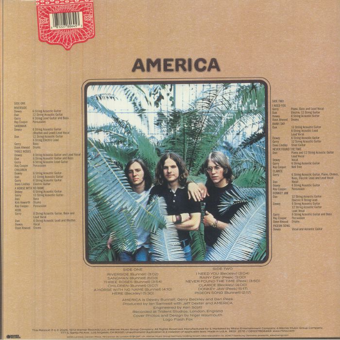 America (Rhino Reserve Edition) (Start Your Ear Off Right 2026) (Indie Exclusive) - America