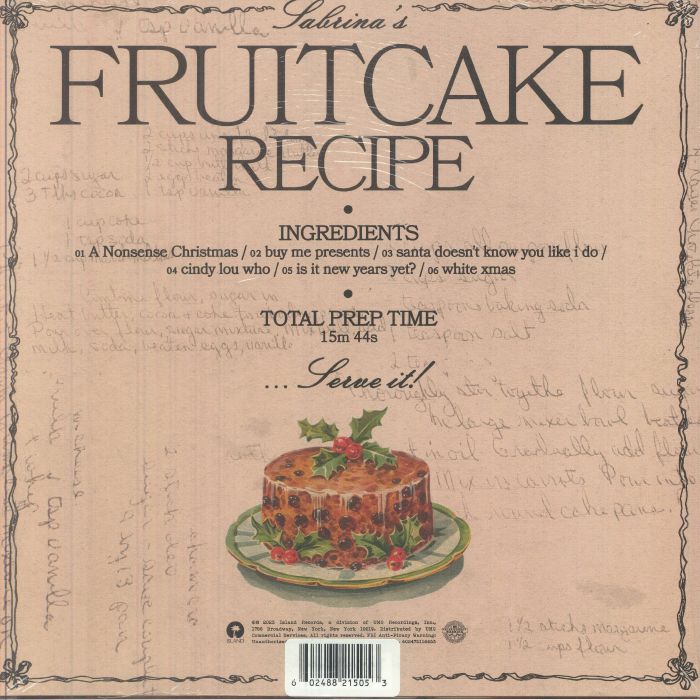 Fruitcake (Limited Milky Clear Vinyl) - Sabrina Carpenter
