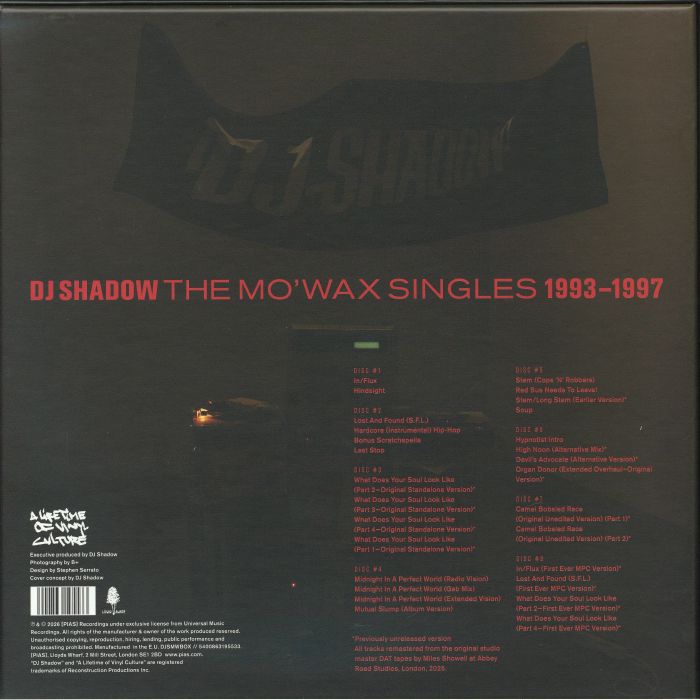 The Mo' Wax Singles 1993-1997 - DJ Shadow