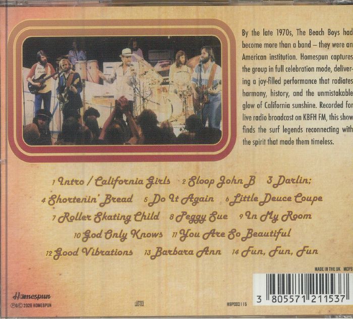 Live in New York 1979 - The Beach Boys (CD)