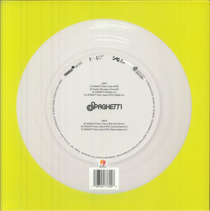Spaghetti (Limited Yellow Vinyl) - Le Sserafim