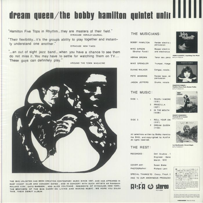 Dream Queen (50th Anniversary Edition) - The Bobby Hamilton Quintet
