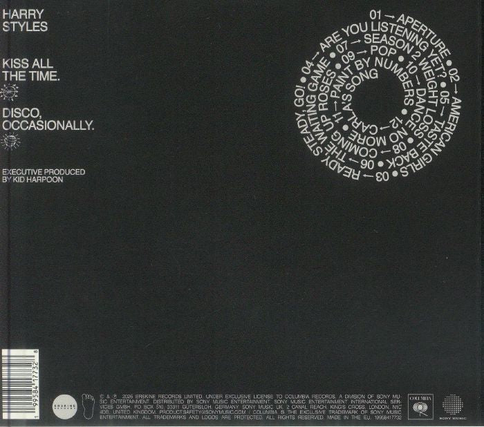 KISS All the Time Disco Occasionally - Harry Styles (CD)