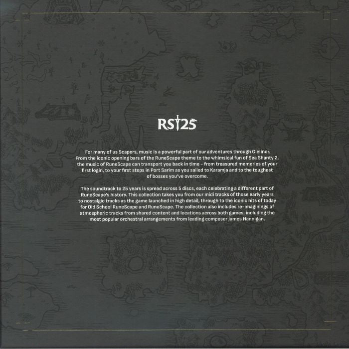 Runescape: 25 Years (Soundtrack) (Box Set) (5xLP) - Jagex Audio Team