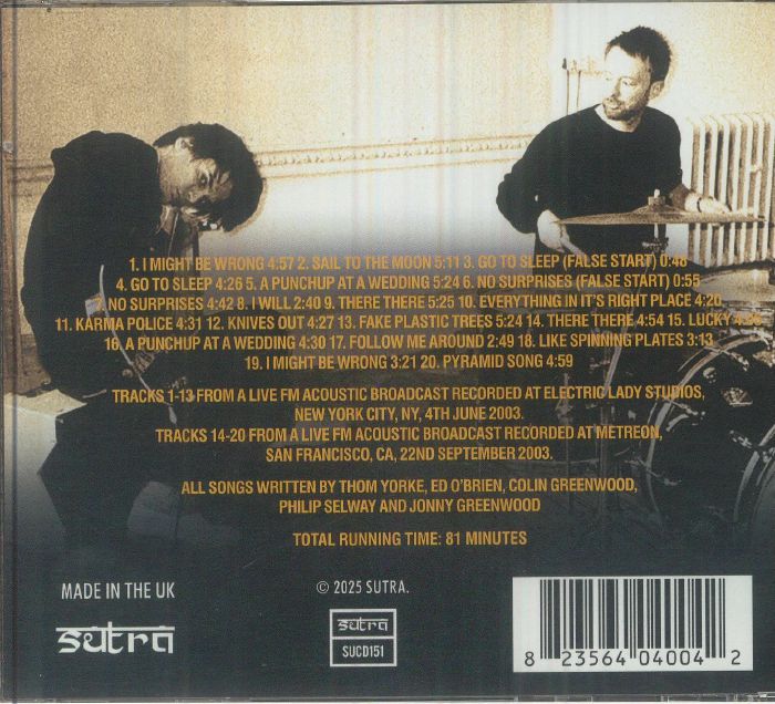 Naked in New York 2003 - Radiohead (CD)