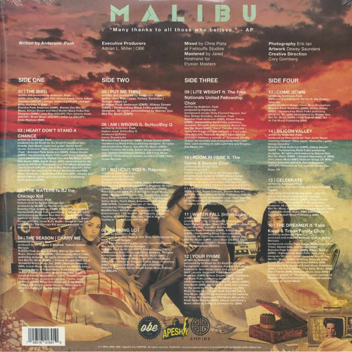 Malibu (10 Year Anniversary) - Anderson Paak