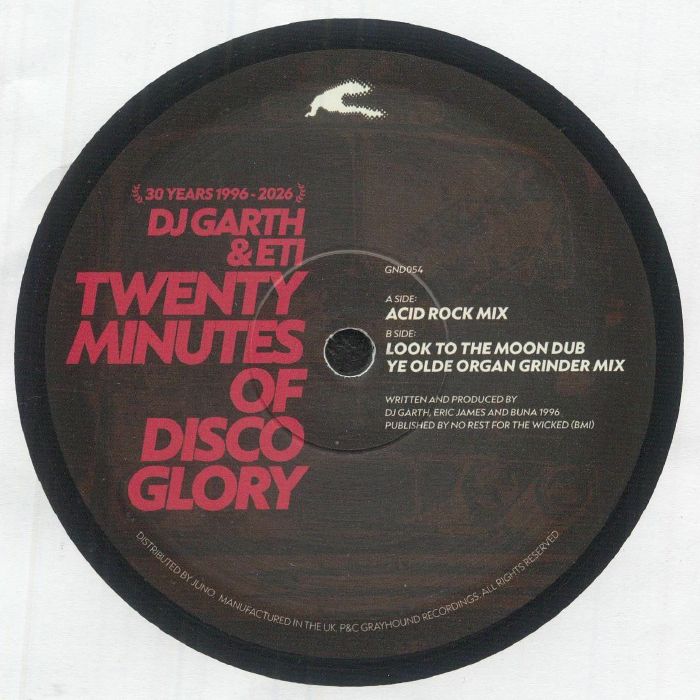 Twenty Minutes of Disco Glory (30th Anniversary Reissue) - DJ Garth / Eti