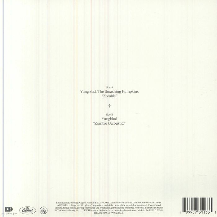 Zombie (Limited White Vinyl) - Yungblud / the Smashing Pumpkins