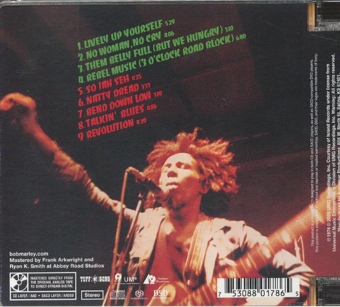Natty Dread (Remastered) - Bob Marley & the Wailers (CD)