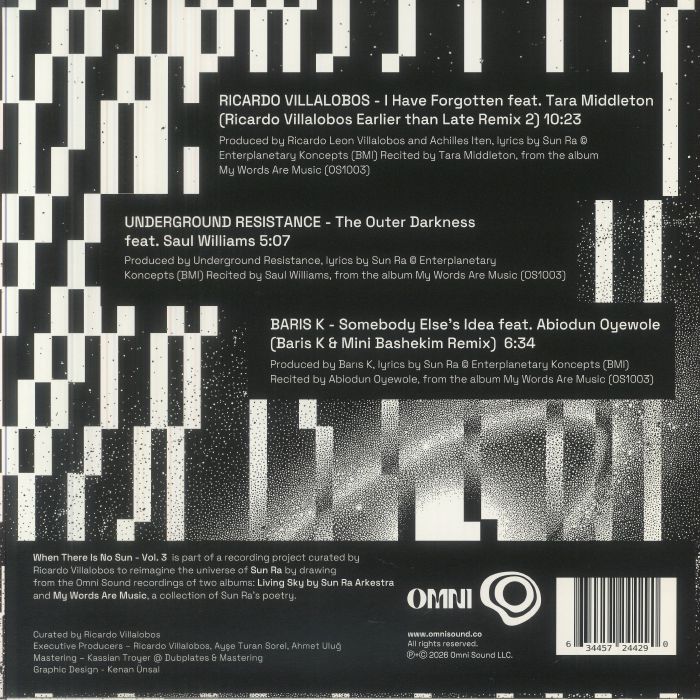 When There Is No Sun Vol 2 - Ricardo Villalobos / Underground Resistance / Baris K