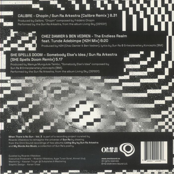 When There Is No Sun Vol 3 - Calibre / Chez Damier / Ben Vedren / She Spells DOOM