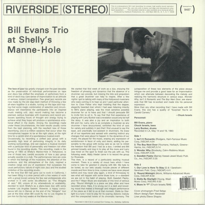At Shelly's Manne Hole (Remastered) - Bill Evans Trio