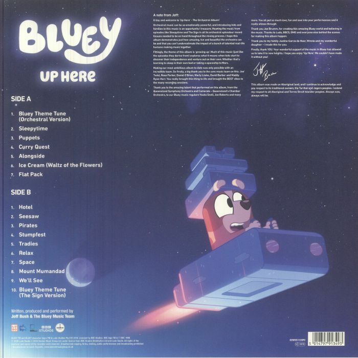 Up Here (Soundtrack) (Record Store Day Rsd 2026) (Picture Disc) - Bluey