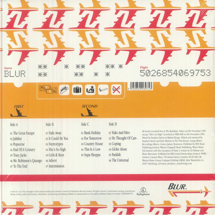 Live at the Budokan (Record Store Day Rsd 2026) - Blur