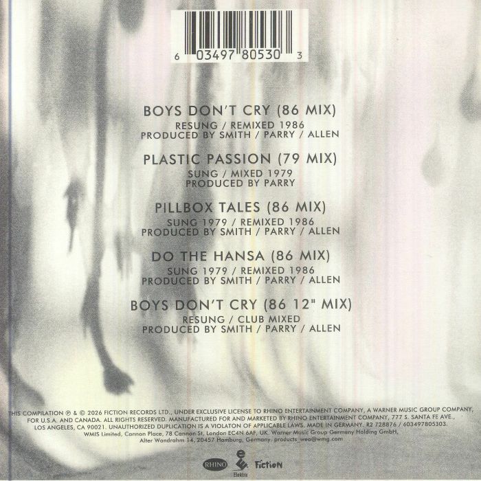 Boys Don't Cry (86 Mix) - The Cure (CD)