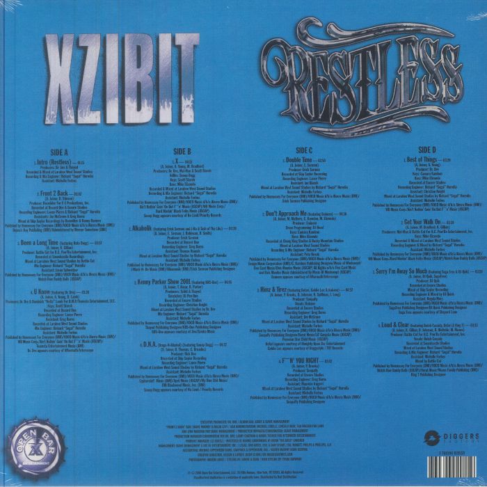 Restless (Reissue) (Record Store Day Rsd 2026) - Xzibit