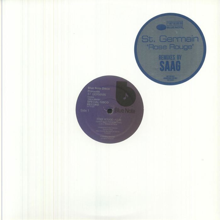 Rose Rouge (Saag Remixes) (Transparent Vinyl) - St Germain
