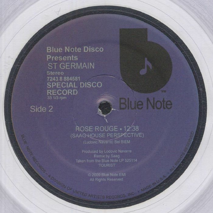 Rose Rouge (Saag Remixes) (Transparent Vinyl) - St Germain