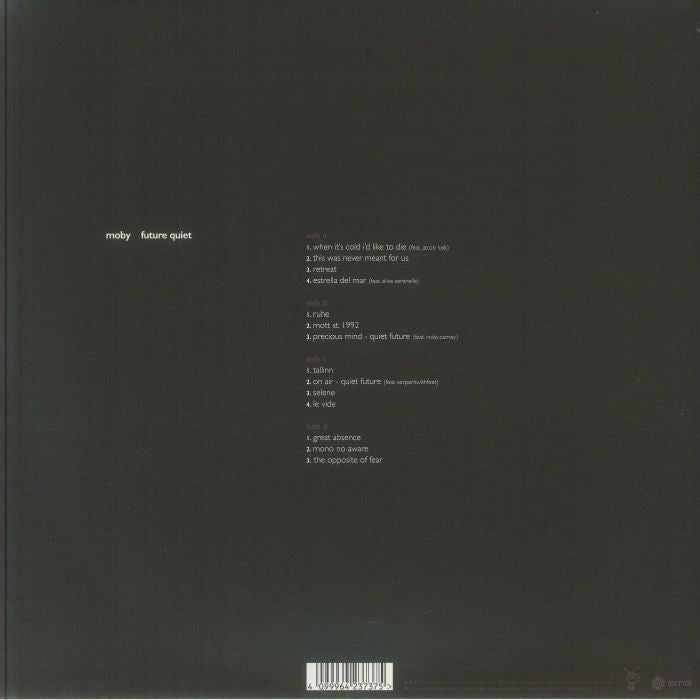 Future Quiet (Clear Vinyl) - Moby
