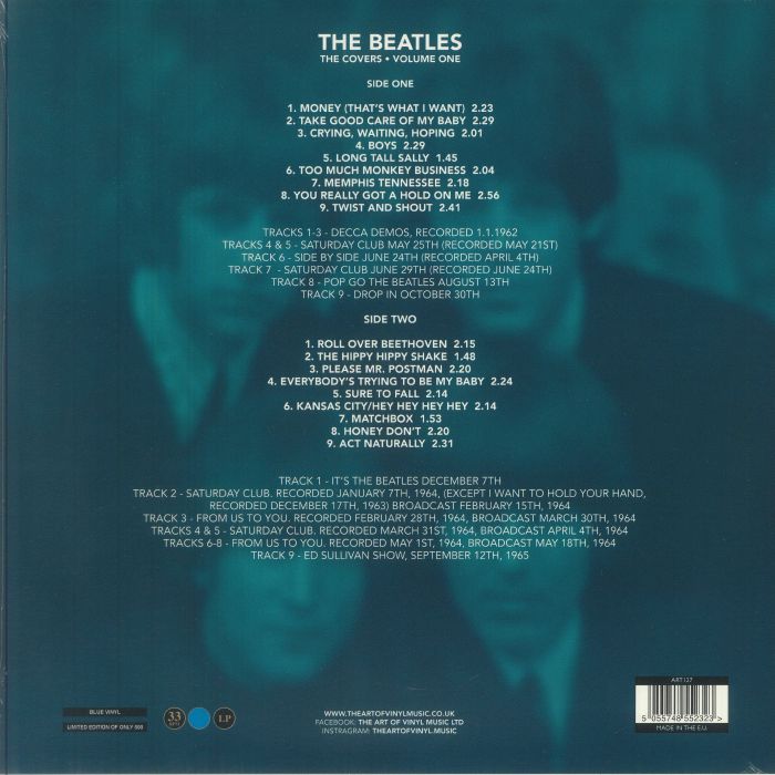 Covers Volume One - The Beatles