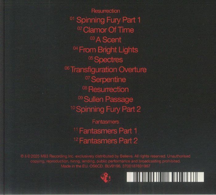 Resurrection (Soundtrack) - M83 (CD)