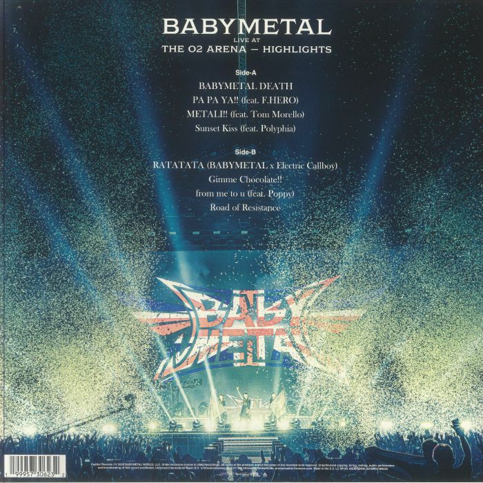 Live at the O2 Arena: Highlights (Record Store Day Rsd 2026) - Babymetal